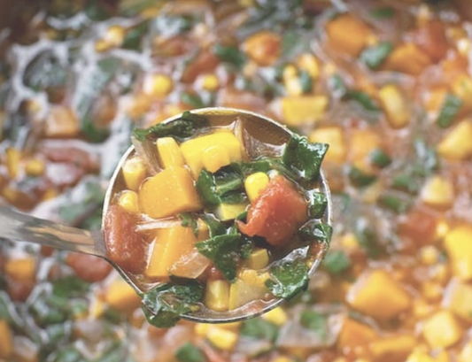 Fire Brew Sweet Potato & Collard Green Stew