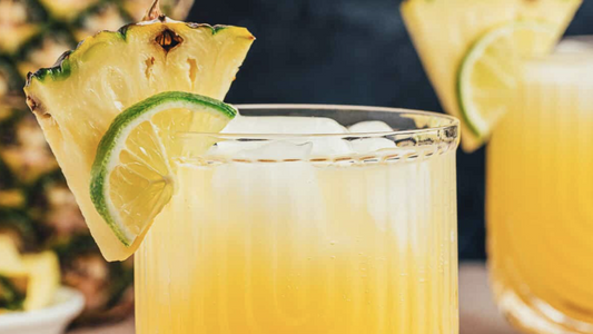 Spiced Pineapple Bourbon Cocktail 